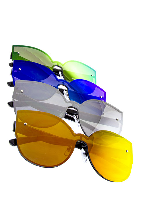 rimless retro unisex fashion sunglasses