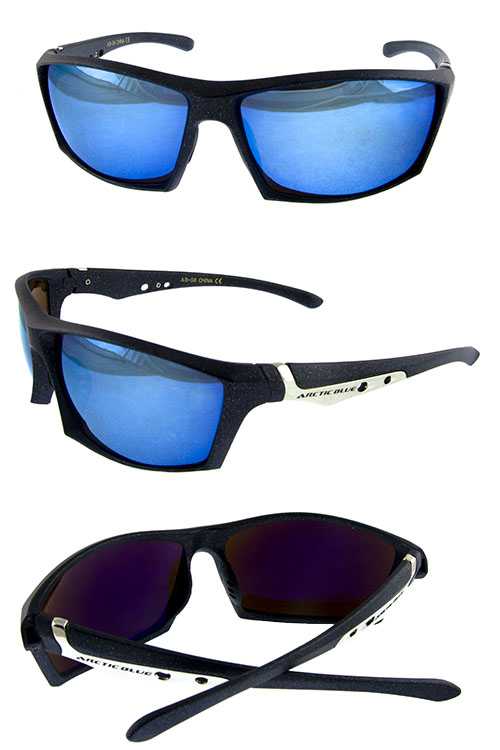 Mens square style retro plastic sunglasses