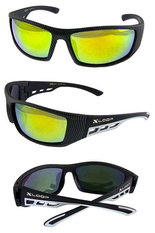 Mens square active standard style sunglasses