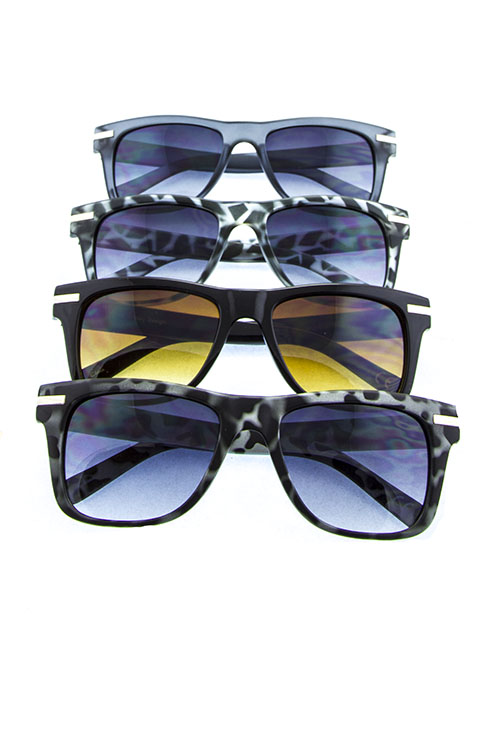 unisex square fashion plastic sunglasses