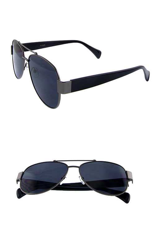 Unisex aviator vintage classic metal sunglasses