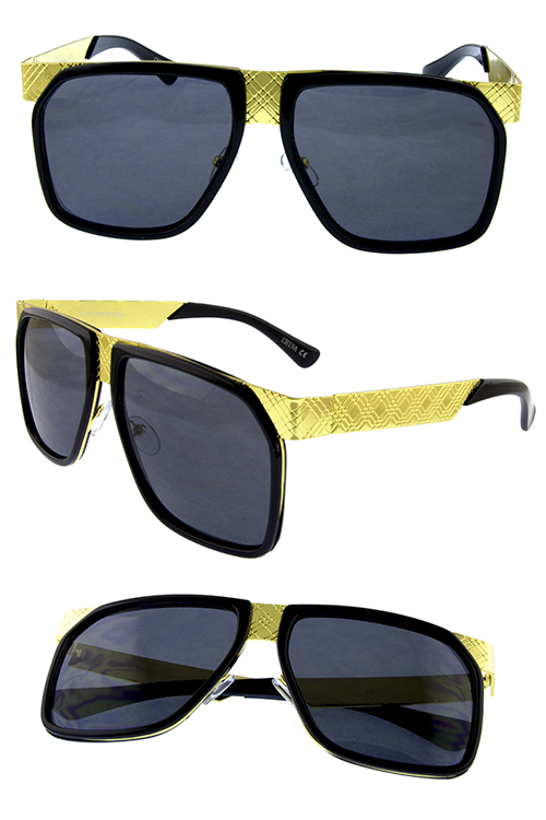 Unisex vintage fashion shift square sunglasses