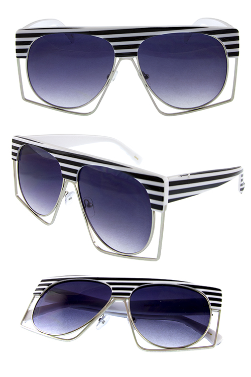 Womens vintage aviator pop retro sunglasses