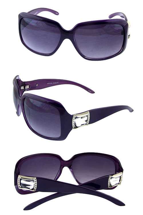 Womens stone square gemmy fashion sunglasses
