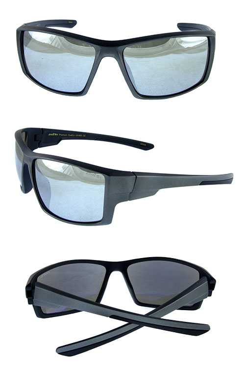 Mens scope square plastic style sunglasses
