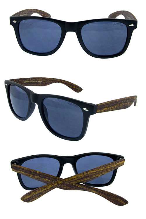 Unisex casual square plastic sunglasses