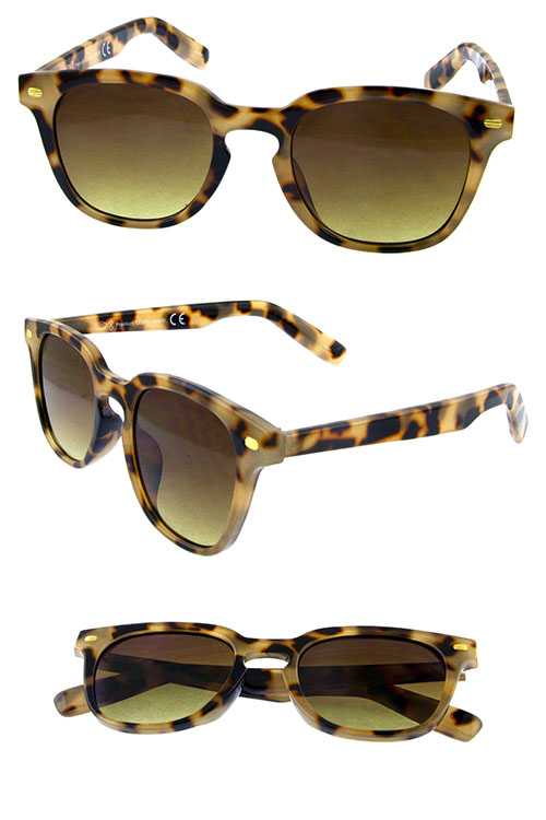 Womens plastic square style modern sunglasses