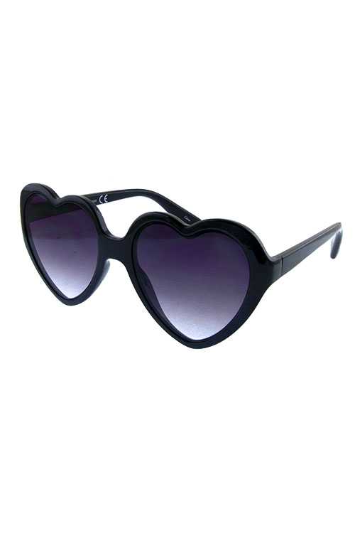 Womens heart shaped geometric lovely sunglasses