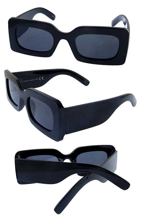 Womens square fashion plastic style sunglasses