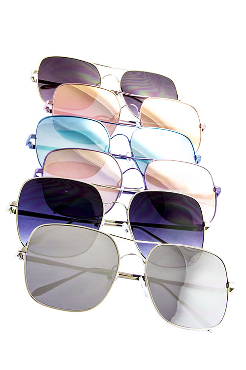 womens metal rebar fashion sunglasses