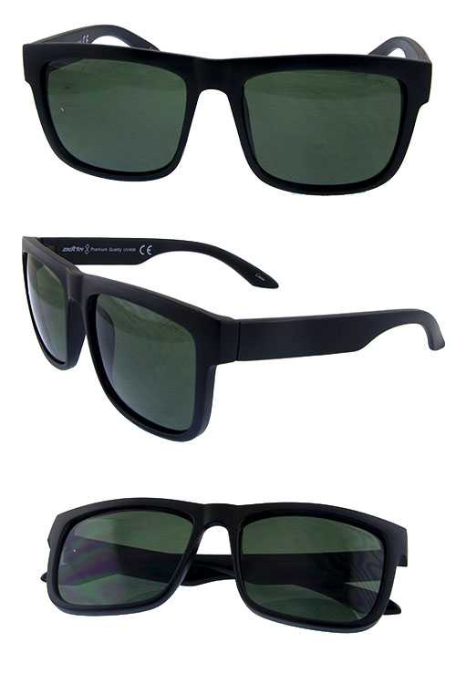 Unisex classic square plastic sunglasses