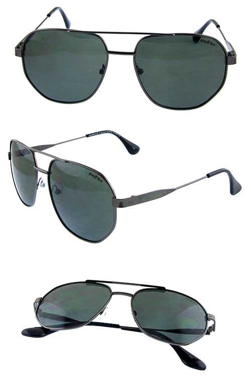 Unisex aviator metal retro sunglasses