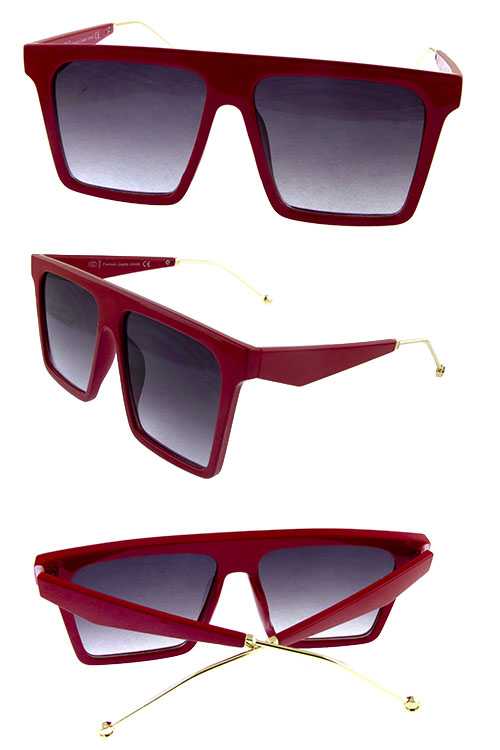 Womens vintage square plastic sunglasses