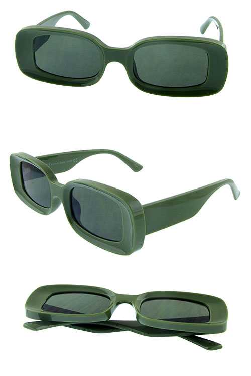 Womens vintage square plastic sunglasses