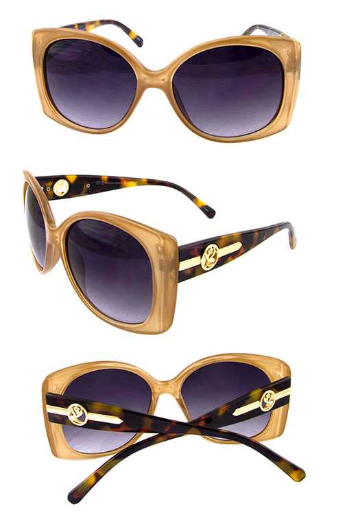 Womens vintage square fashion plastic sunglasses