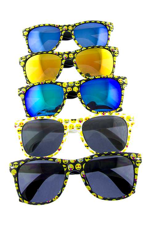 kids emoji cute plastic sunglasses