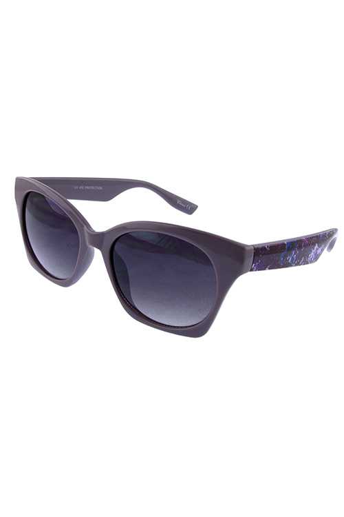 Womens pointy square plastic fashion sunglasses