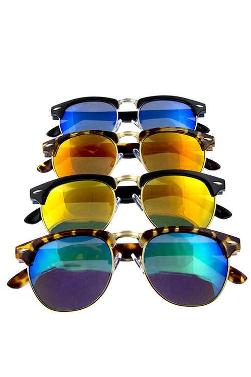 Kids half rimmed plastic UV400 protected sunglasses