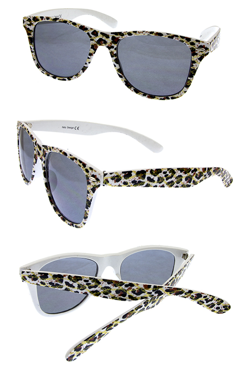 Womens plastic animal classic fashion sunglasses