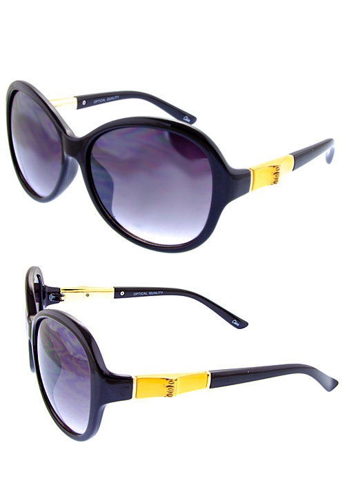 Womens classic square plastic sunglasses