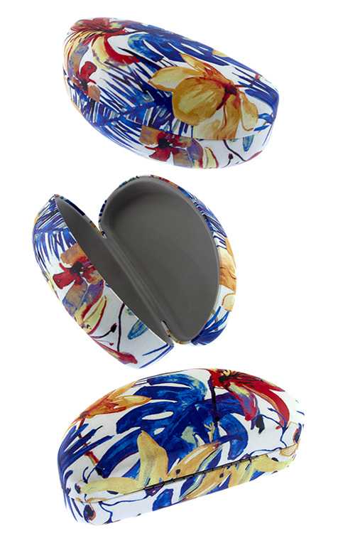 Floral hard case sunglass accessories
