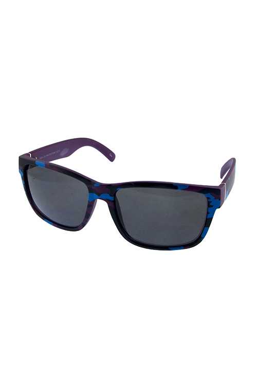 Mens classic square style plastic sunglasses