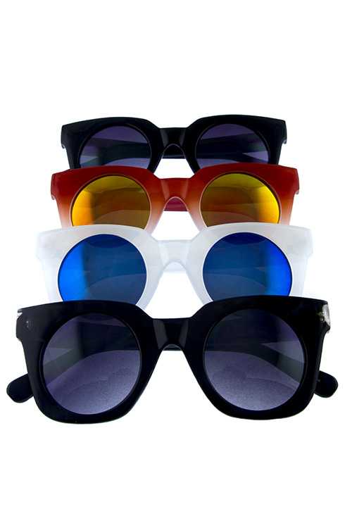 Womens square dapper fashion plastic sunglasses