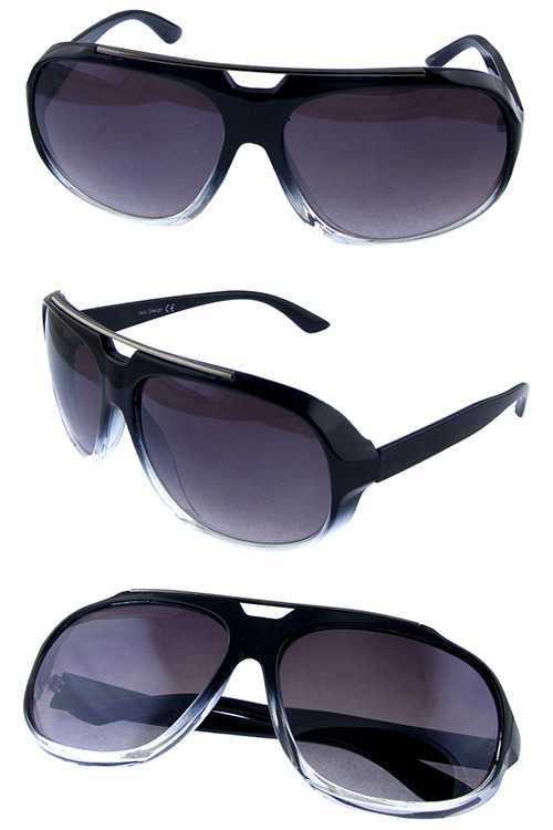 Unisex plastic aviator fashion sunglasses