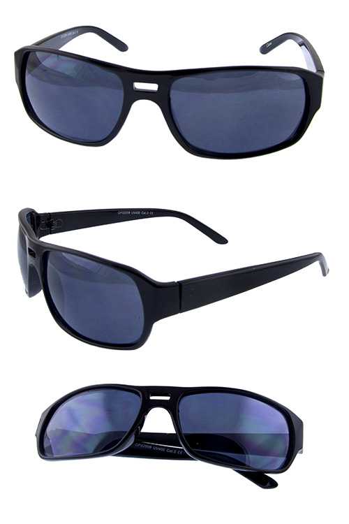 Mens active square plastic fashion sunglasses