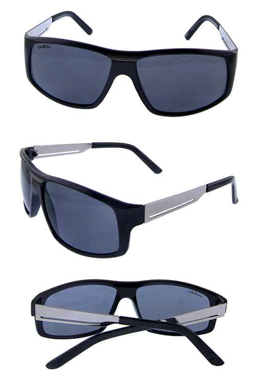 Mens square blended retro style sunglasses