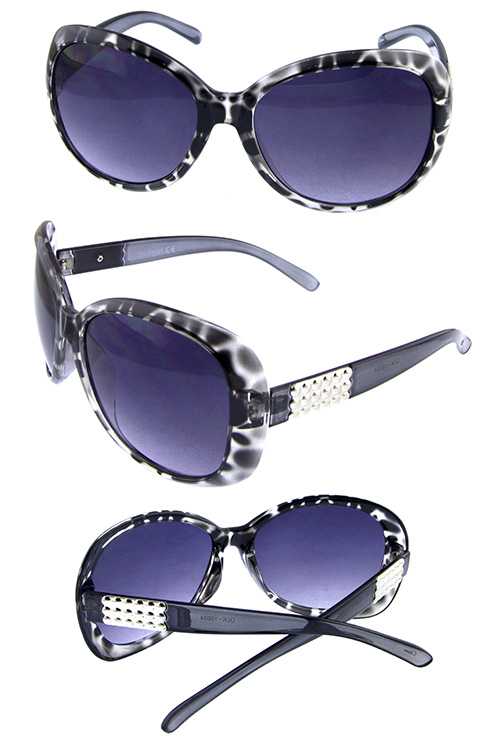 Womens chic square plastic retro sunglasses