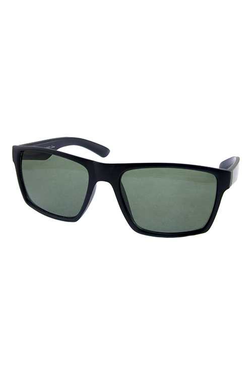 Mens active square retro plastic sunglasses