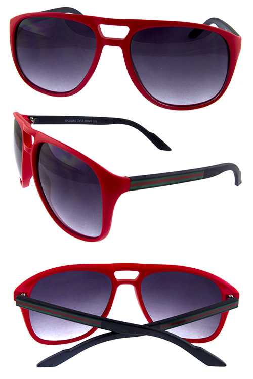 Unisex plastic aviator retro style sunglasses