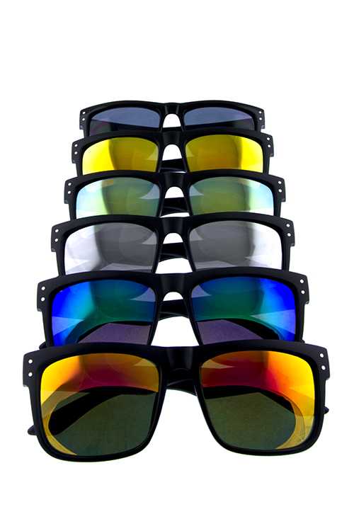 Mens biohazard plastic square fashion sunglasses
