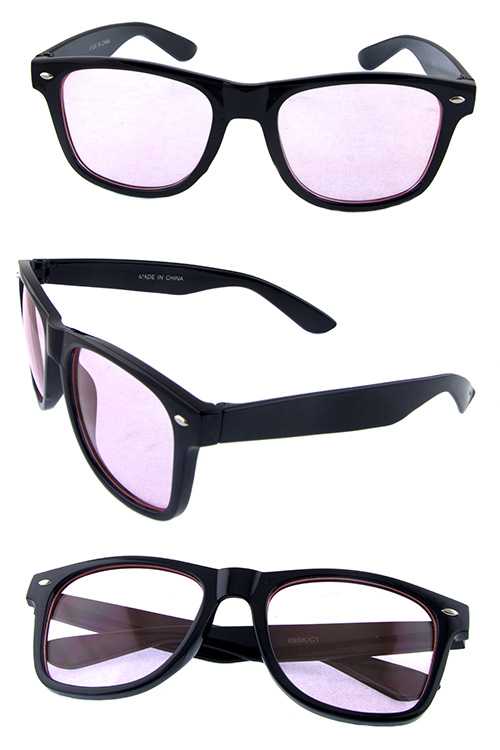 Womens square fashion plastic sunglasses