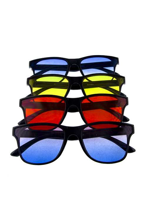 Womens square modern fashion plastic sunglasses