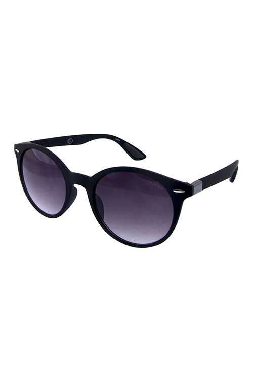 Womens rounded retro fashion plastic sunglasses