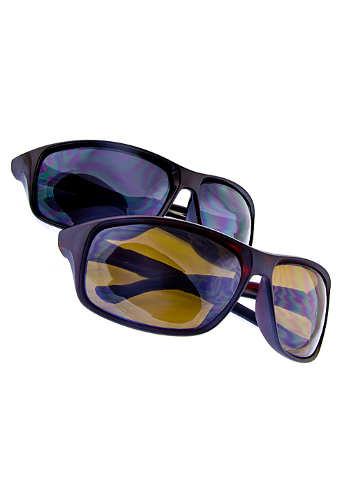 Classical Wrap Around Basic Frame Men's Sunglasses