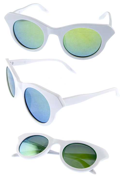 Womens round pointed sunglasses