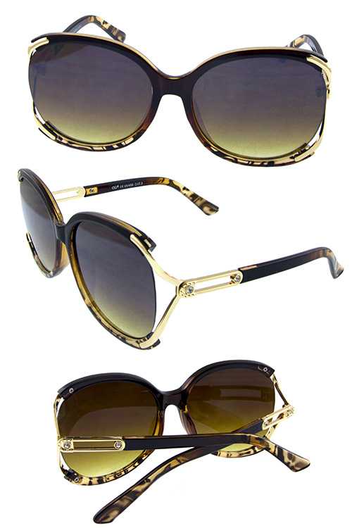 Womens rhinestone square style sunglasses