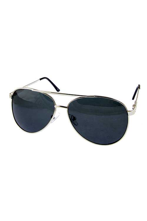 Unisex metal aviator Polarized sunglasses