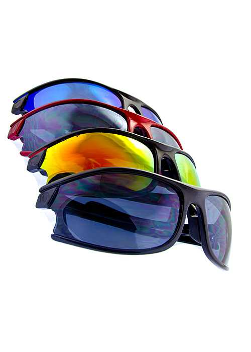 Shield Wrap Around Active Sports Sunglasses