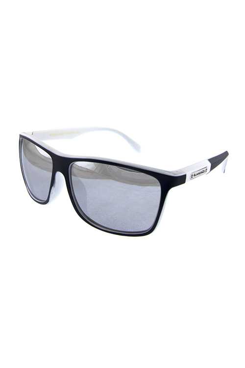 Mens square active plastic sunglasses