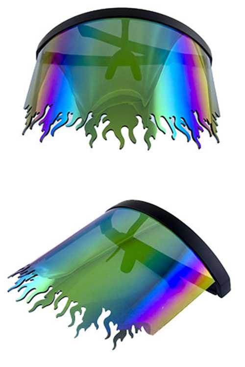 Unisex faceshield square cover style sunglasses