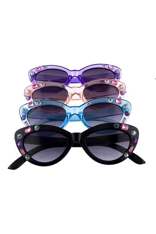 Kids cat eye fashion plastic sunglasses