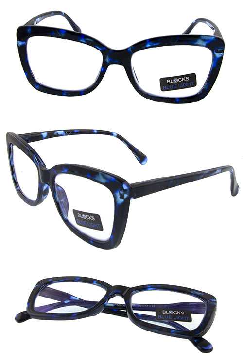 Womens square style bluelight blocking glasses