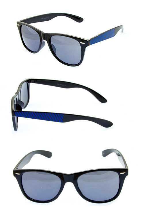 Striped style sunglasses