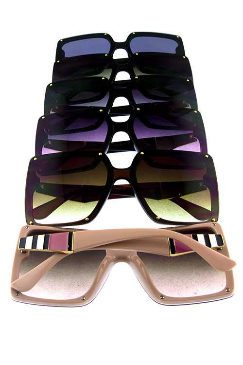Womens mellow square fashion plastic sunglasses