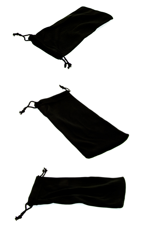 Black Basic Cloth Pouches