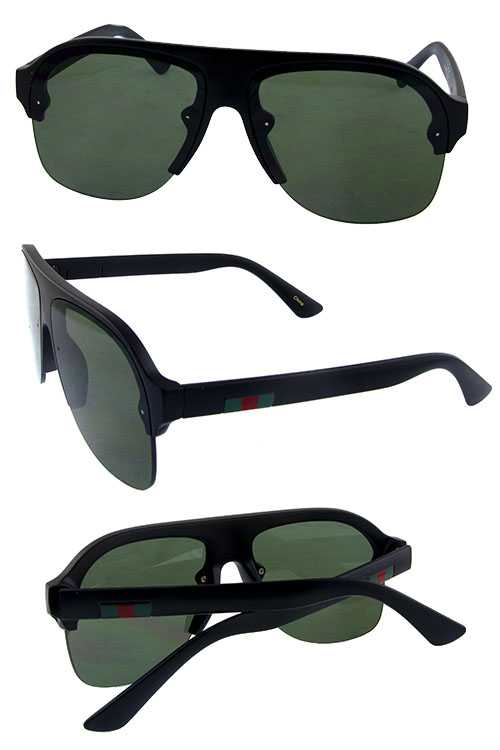 Unisex aviator plastic classic style sunglasses